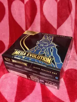 Pokemon TCG Mega Evolution Lucario ETB Elite Trainer Box - Brand New Sealed - Image 3