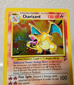 Pokemon Charizard Base Set 2 2000 Out Of Print With Swirl NM+ - Image 5
