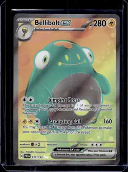 2023 Pokemon SV Paldea Evolved Bellibolt ex #237/193 - Image 1
