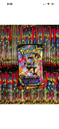36 x PHANTASMAL FLAMES Sealed BOOSTER PACKS (Box Lot) 10 Pokemon Cards Per Pack - Image 1