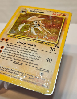 Kabutops 9/62 Holo Rare Unlimited Fossil Pokemon 1297 - Image 2