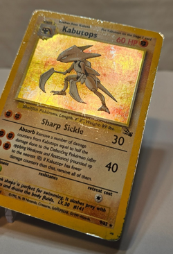 Kabutops 9/62 Holo Rare Unlimited Fossil Pokemon 1297 - Image 3