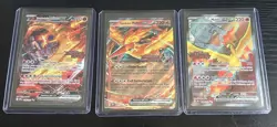 🔥Team Rocket’s Moltres EX RARE Promo Lot 229/182 208/182 031/182 Pokemon🔥 - Image 1