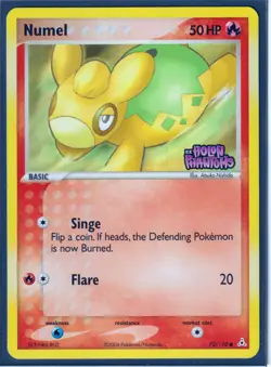 VINTAGE 2006 POKEMON EX HOLON PHANTOMS -NUMEL 72/110 -REVERSE HOLO- STAMPED NM - Image 1