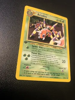 Ariados 27/111 Neo Genesis 1st First Edition Pokemon Card NM Condition - Image 2