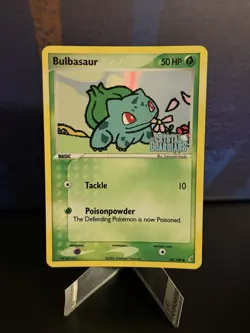 Pokemon Bulbasaur #45/100 Crystal Guardians Stamped Reverse Holo NM Condition - Image 1