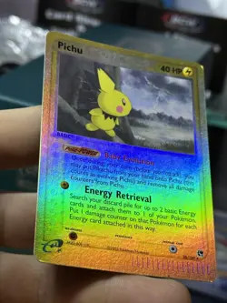 Pichu 20/100 EX Sandstorm 2003 Reverse Rare Holo e-Series Pokemon Card TCG - Image 5