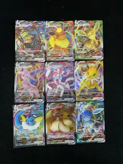 2025 Pokemon TCG S-Chinese CBB2C 09 14/15 01 14/15 Eevee Vmax Holo Lot*9 YY21 - Image 1