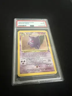 1999 Pokemon Fossil Gengar Holo #5 PSA 4 VG-EX WOTC Vintage - Image 4