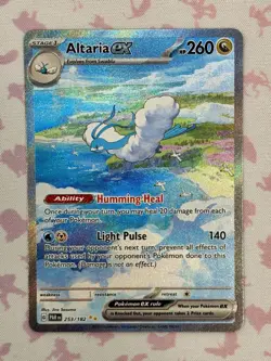 Pokemon TCG Altaria EX Holo Card Sv04: Paradox Rift 253/182 - Image 1