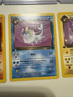 1st Edition Set Dark Jolteon, Dark Flareon, Dark Vaporeon - Pokemon - Image 3