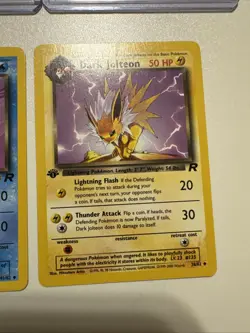 1st Edition Set Dark Jolteon, Dark Flareon, Dark Vaporeon - Pokemon - Image 4