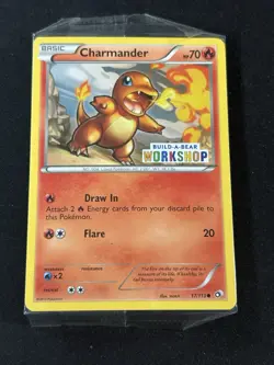 Pokemon Card Charmander 17/113 Build-A-Bear Workshop Promo SEALED - Image 1