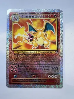 🔥Pokemon Charizard 3/110 Legendary Collection Reverse Holo MP 2002 Firework - Image 1