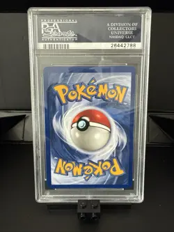 1999 Pokemon Jungle No Symbol ERROR Flareon Holo #3 PSA 9 - Image 2