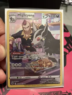Pokemon TCG Mightyena Sword & Shield - Astral Radiance TG09/TG30 Holo Rare - Image 1