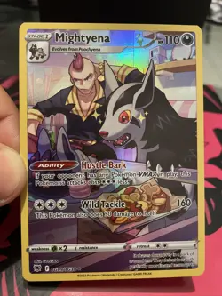Pokemon TCG Mightyena Sword & Shield - Astral Radiance TG09/TG30 Holo Rare - Image 3