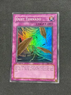 Yugioh Dust Tornado PSV-011 1st Edition Super Rare VLP - Image 1