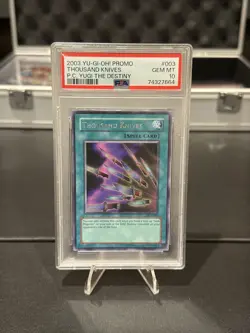 Thousand Knives PCY-003 Power of Chaos: Yugi the Destiny PSA 10 Gem Mint - Image 1