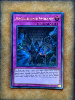 Yugioh Evenly Matched MP18-EN154 MP18-DE154 Secret Rare 1st Ed NM - Image 1