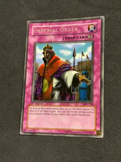Yugioh Imperial Order PSV-104 1st Edition Secret Rare MP - Image 2
