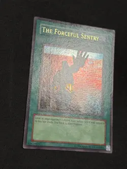 Yugioh The Forceful Sentry MRL-045 Ultra Rare Unlimited Original 2002 'MAGIC' MP - Image 2