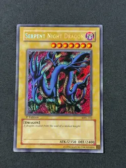 Yugioh Serpent Night Dragon MRL-103 1st Edition Secret Rare P/MP - Image 1