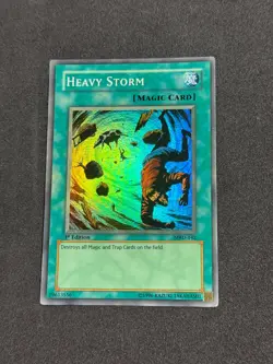 Yugioh Heavy Storm MRD-142 1st Edition Super Rare LP Slight Fade - Image 1