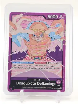 DONQUIXOTE DOFLAMINGO 2026 ONE PIECE THE AZURE SEA'S LEADER OP14-060 Q0165 - Image 1