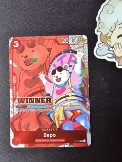 P-019 Bepo - One Piece Promo Card - Winner Pack Vol. 7 English NM - Image 1