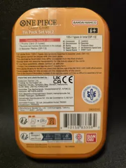 One Piece Tin Pack Set Vol 2 | TS-02 OP-13 Factory Sealed Portgas.D.Ace 2 Packs - Image 2