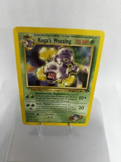 Pokemon TCG Koga's Weezing LP 50/132, Gym Challenge, Regular Card - Image 2