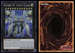 Number 93: Utopia Kaiser YCSW-EN009 Super Rare Prize Card Yu-Gi-Oh NM - Image 3