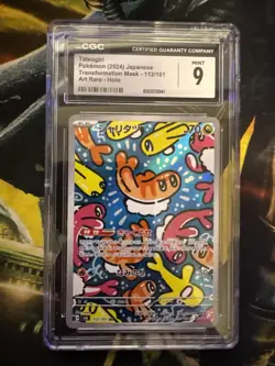 Tatsugiri Sv6: Transformation Mask 112/101 Japanese Art Rare Holo CGC 9 Card - Image 3