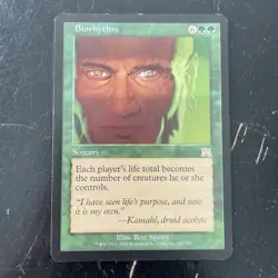 Magic the Gathering card Biorhythm from Onslaught (LP) - Image 1