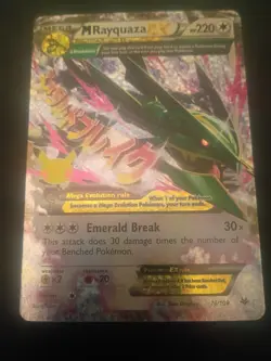 Pokemon M Rayquaza EX 76/108 Celebrations Mega Holo Card Classic Collection - Image 2