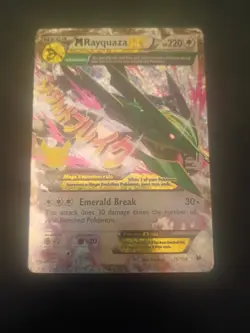 Pokemon M Rayquaza EX 76/108 Celebrations Mega Holo Card Classic Collection - Image 3