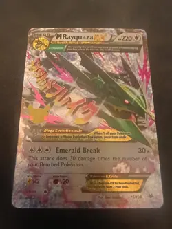 Pokemon M Rayquaza EX 76/108 Celebrations Mega Holo Card Classic Collection - Image 5
