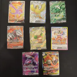 Pokemon TCG Holo Full Art Cards Lot of 8 - Image 1