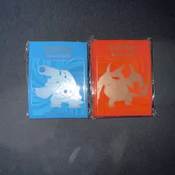 Pokemon TCG XY Evolutions Mega Charizard And Blastoise Card Sleeves 65ct - Image 1