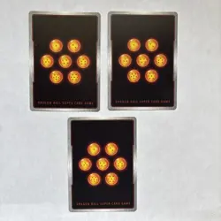 Dragon Ball Super 3 Card Lot of Mythic Booster Gold Stamped Cards ccg card game - Image 4