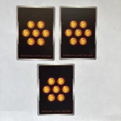 Dragon Ball Super 3 Card Lot of Mythic Booster Gold Stamped Cards ccg card game - Image 5