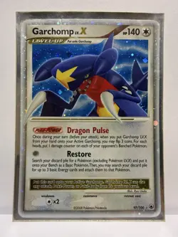 Garchomp LV.X Majestic Dawn 97/100 Holo Ultra Rare Pokemon Card - Image 1