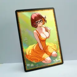 VELMA DINKLEY Waifu Anime Card LIMITED 1/1 Custom TCG Holo T13956 - Image 2
