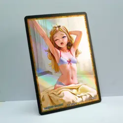 SERENA Waifu Anime Card LIMITED 1/1 Custom TCG Holo Goddess Story ACG T13954 - Image 2