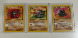 Pokemon FIRST EDITION Card Lot GEODUDE GOLEM NM RARE WOTC Vintage Original - Image 1