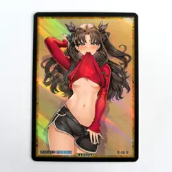 RIN TOHSAKA Waifu Anime Card LIMITED 1/1 Custom TCG Holo T13949 - Image 1