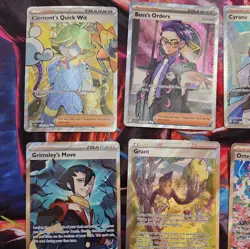 Pokemon - Full Art Trainer Cards - Mixed Lot Of 15 - All NM husbando edition - Image 2