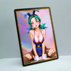 OFFICER JENNY Waifu Anime Card LIMITED 1/1 Custom TCG Holo T13946 - Image 2