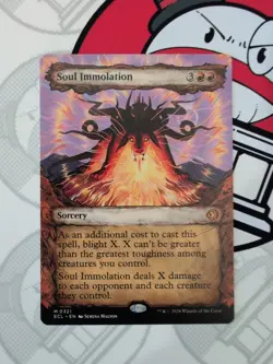 MTG Soul Immolation #0321 Showcase Foil Lorwyn Eclipsed MYTHIC Rare NM - Image 1